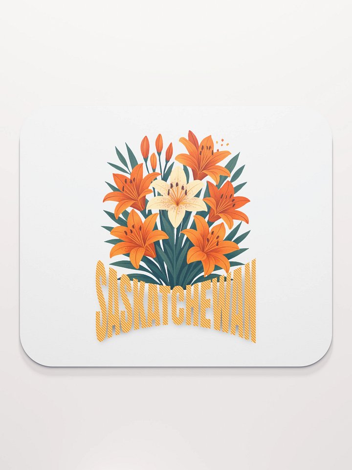Saskatchewan Tiger Lily Mouse Pad product image (1)