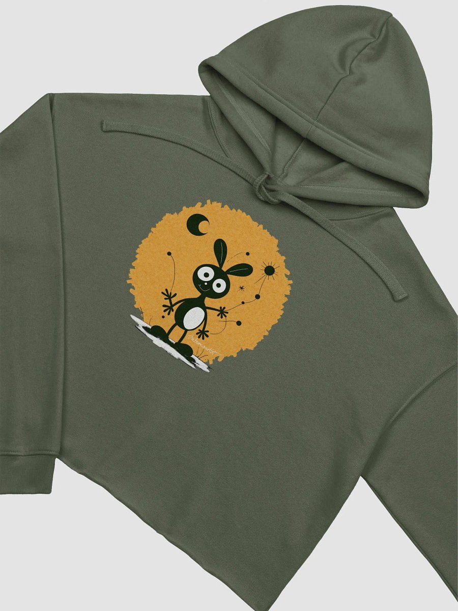 Bella+Canvas Fleece Crop Hoodie product image (3)