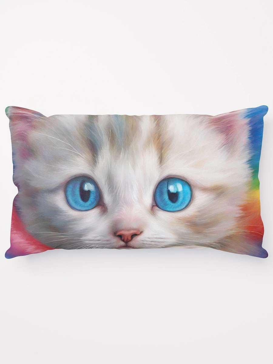 Whimsical Blue-Eyed Kitten Pillow product image (15)