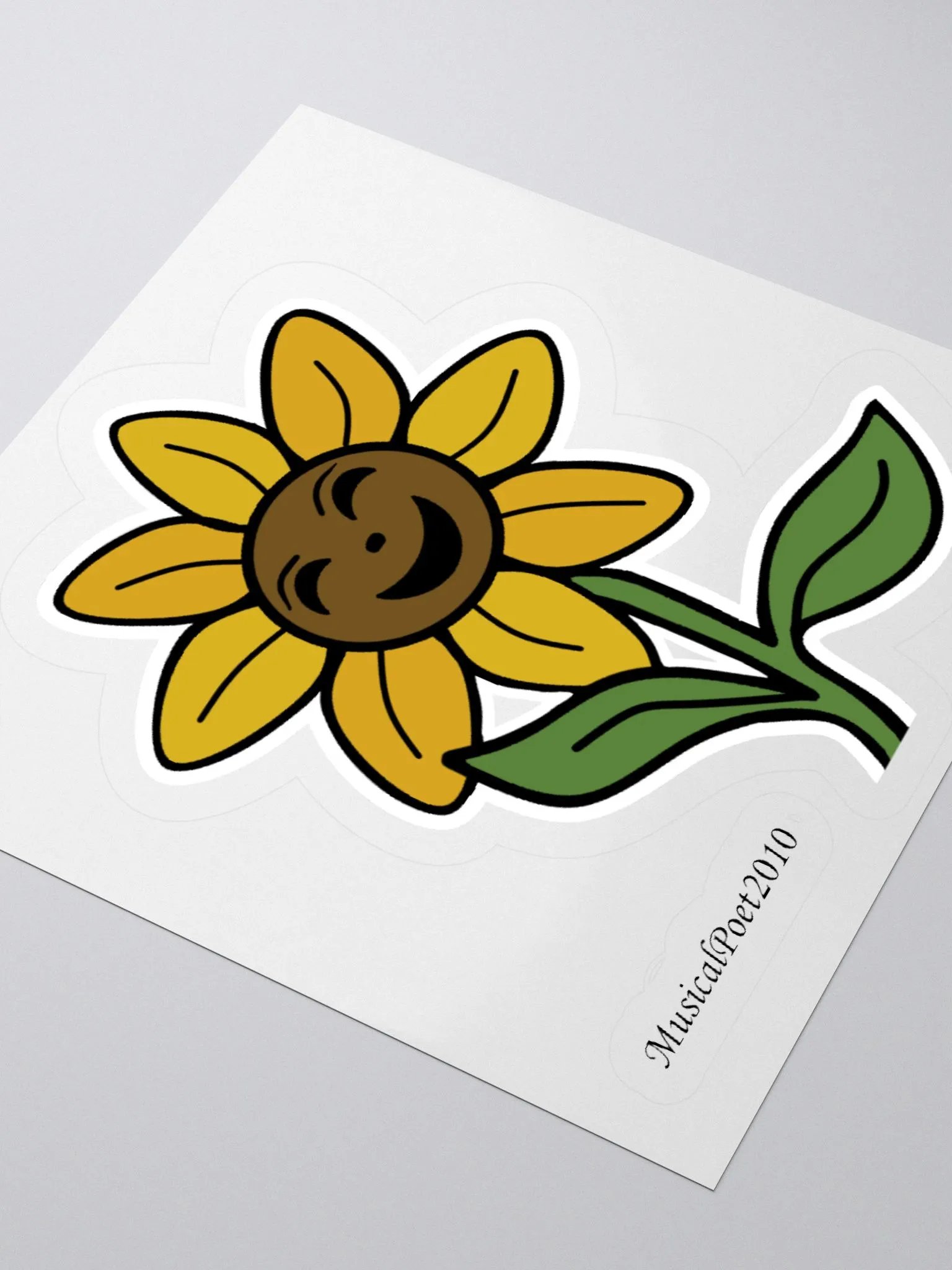 Sunflower Smiles Sticker product image (5)