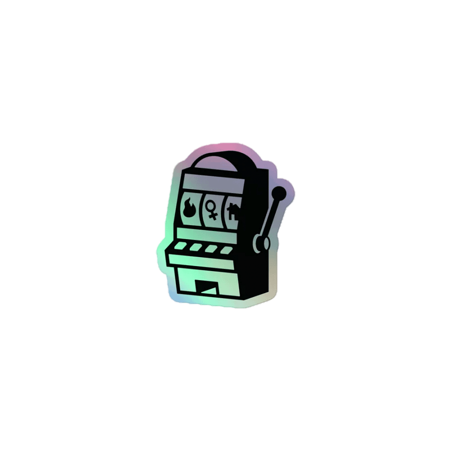 Holo Slot Machine Sticker product image (1)