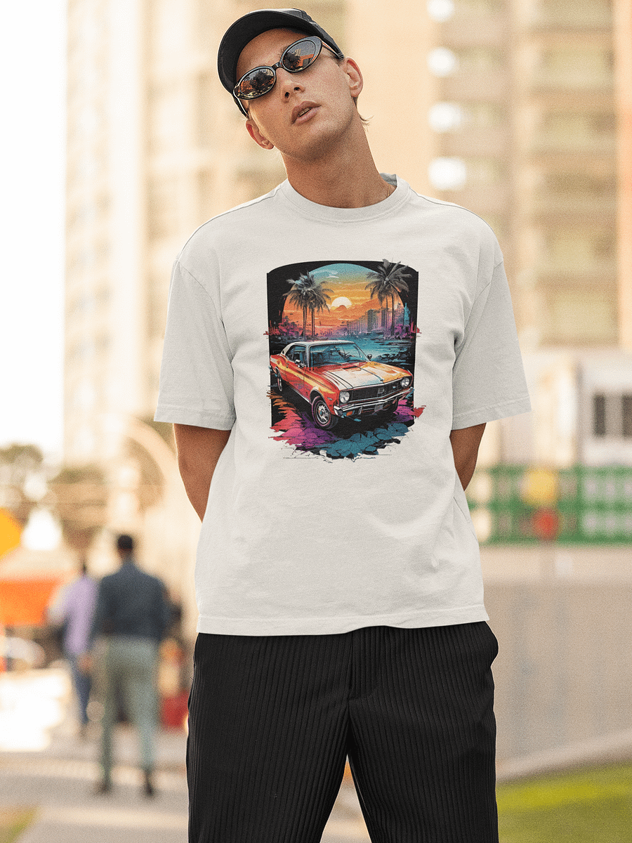 Cruisin' Sunset Oversized T-Shirt product image (21)