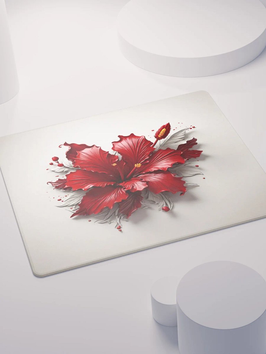 Hibiscus Design Gaming Mouse Pad product image (8)