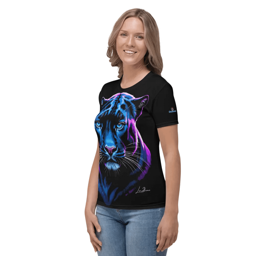 Neon Panther - Print Women's Tee product image (4)