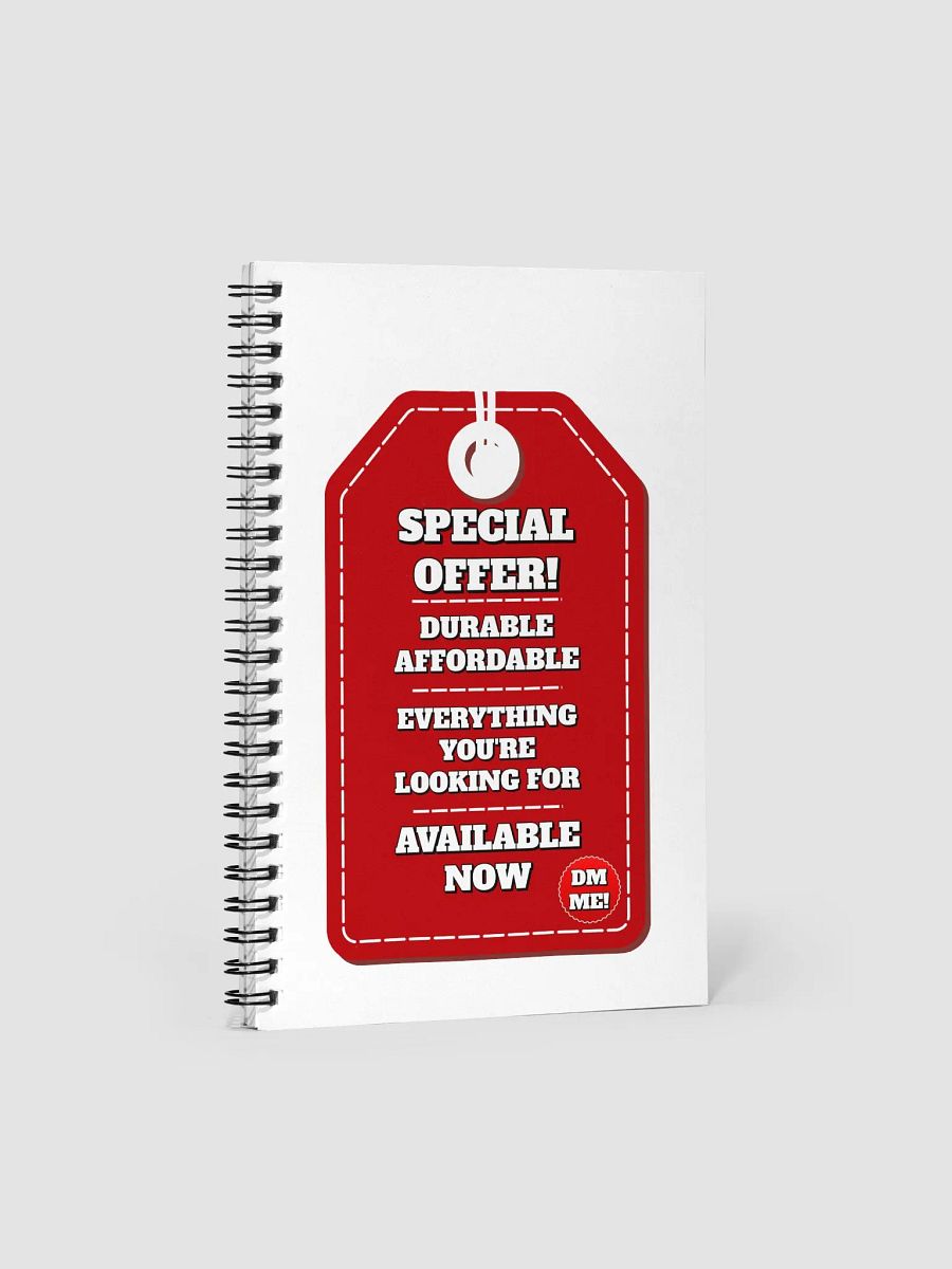 Special Offer! Durable, Affordable, DM ME! Spiral Notebook product image (1)