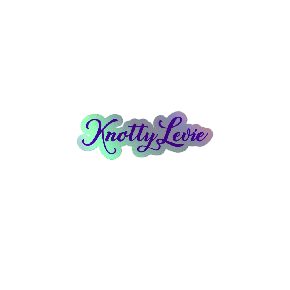 Knotty Holographic Sticker product image (1)