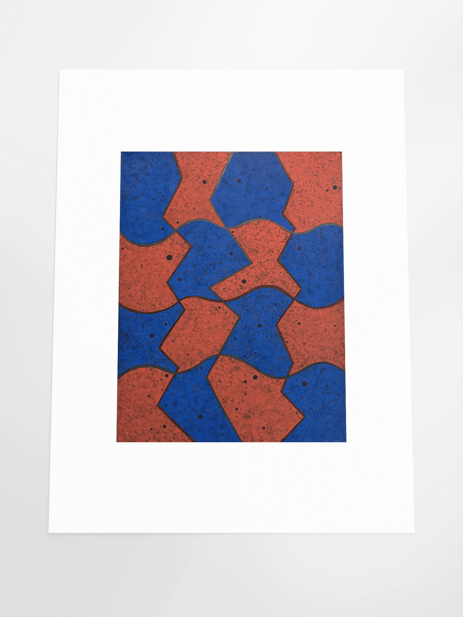 The Real Fix (2013) print (in blue) product image (5)