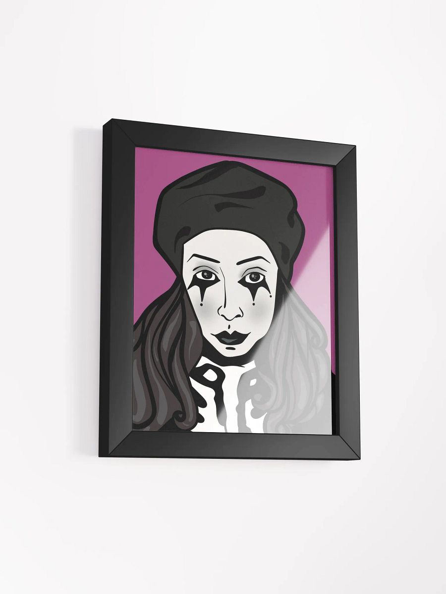 Clown Girl Framed Art Print product image (2)