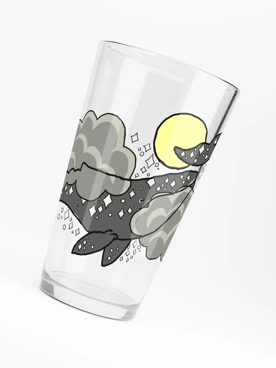 starry gray whale night sky pint glass product image (6)