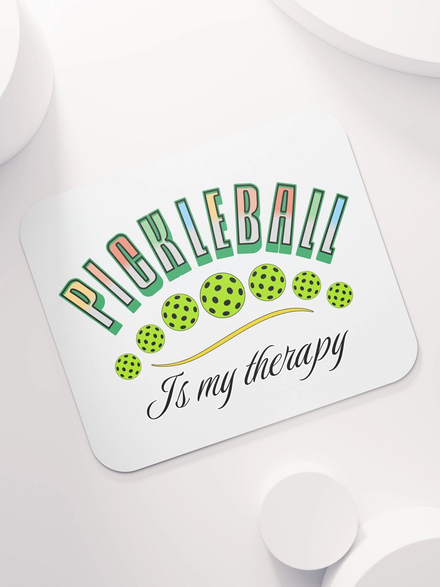 Pickleball Is My Therapy Mouse Pad product image (5)