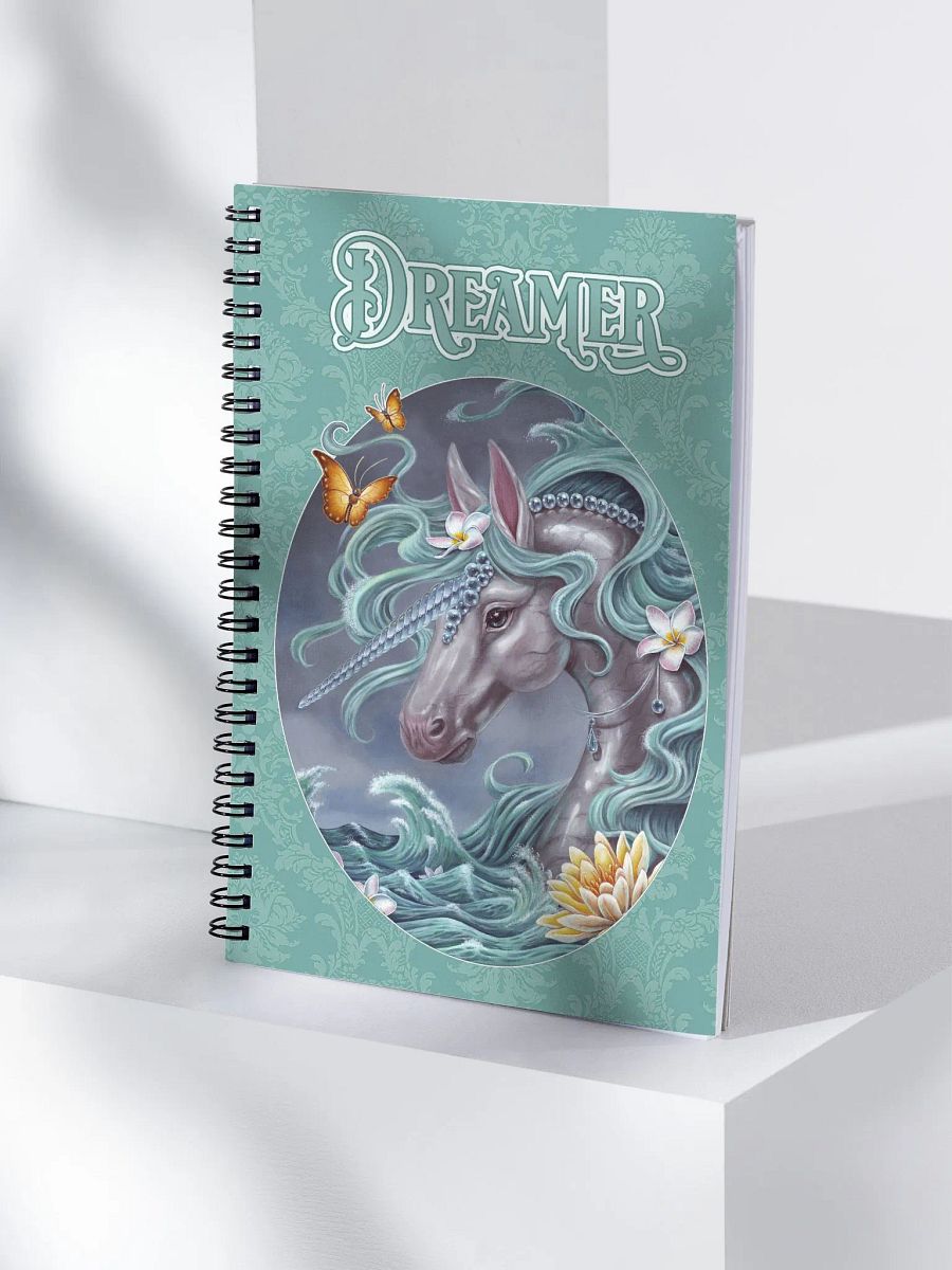 De La Mer Dreamer's Unicorn Spiral Notebook product image (4)