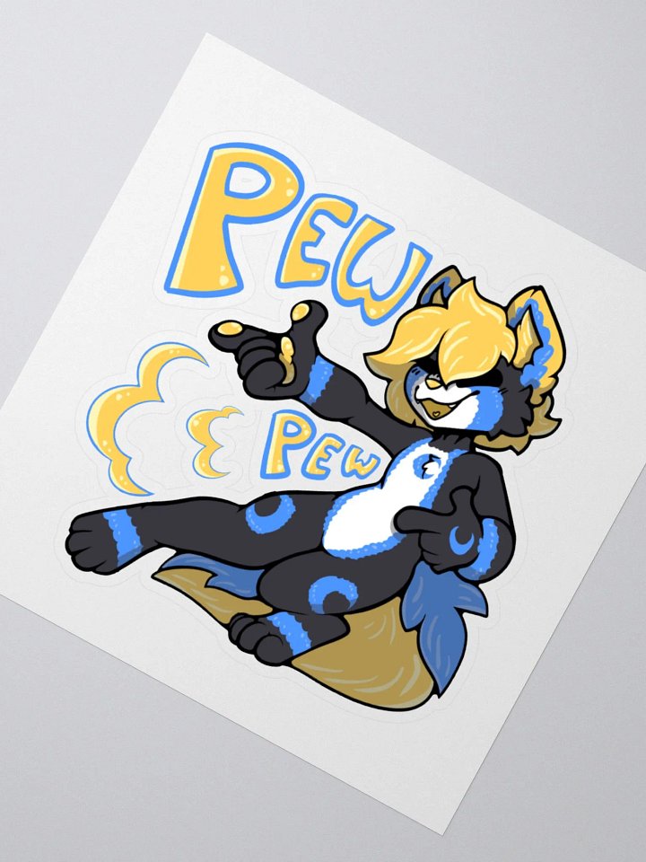 Pew Pew Sticker product image (4)