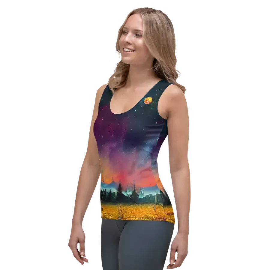 Cosmic Dreams All-Over Print Women's Tank Top product image (3)