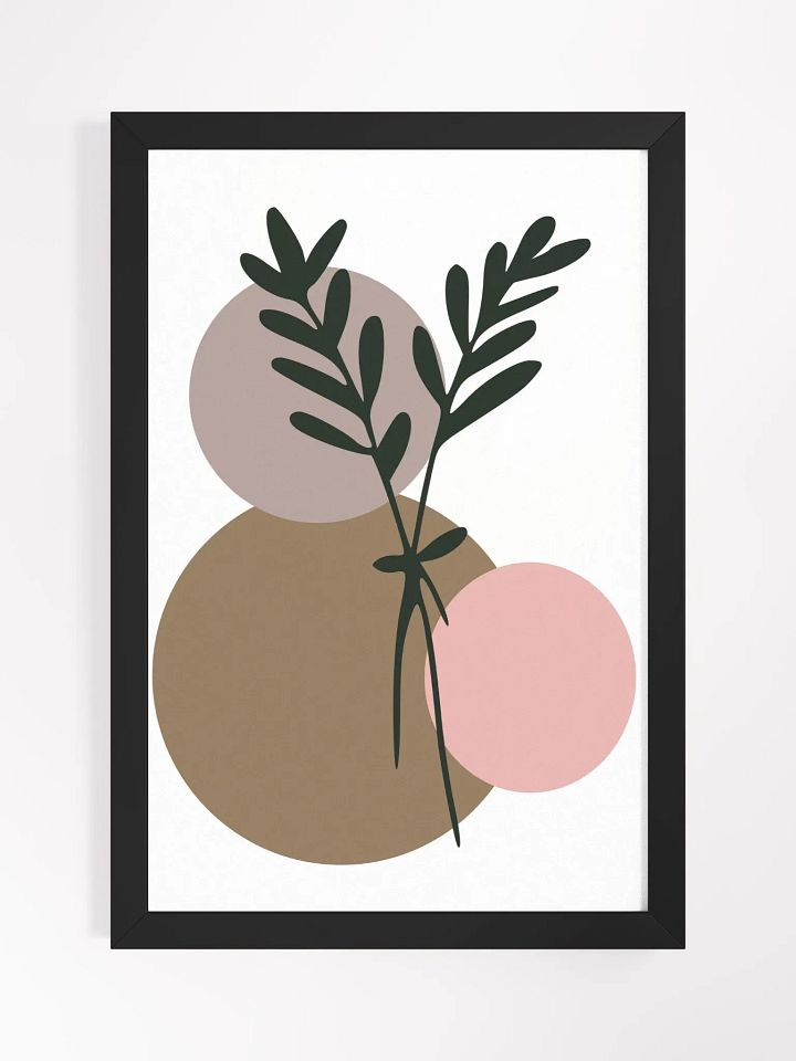 Botanical Harmony Framed Poster product image (4)