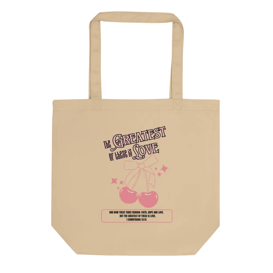 Love & Cherries Eco Tote Bag product image (1)
