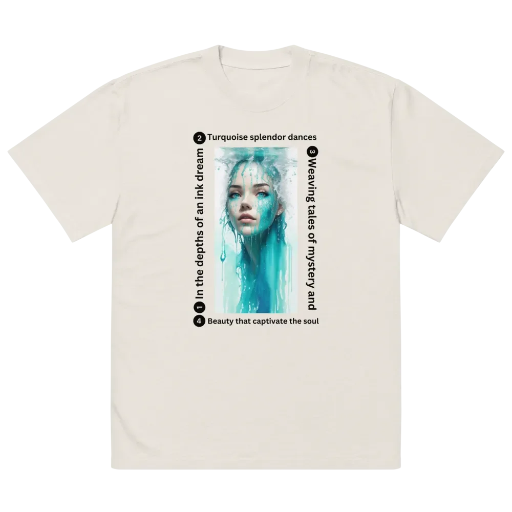 Enigma in Turquoise T-Shirt product image (17)