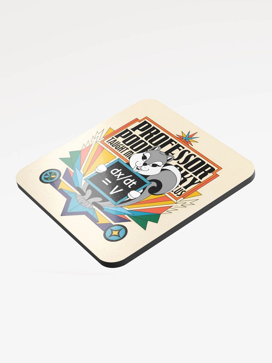 Coaster or micro art piece: Professor pooky taught me calculus product image (3)