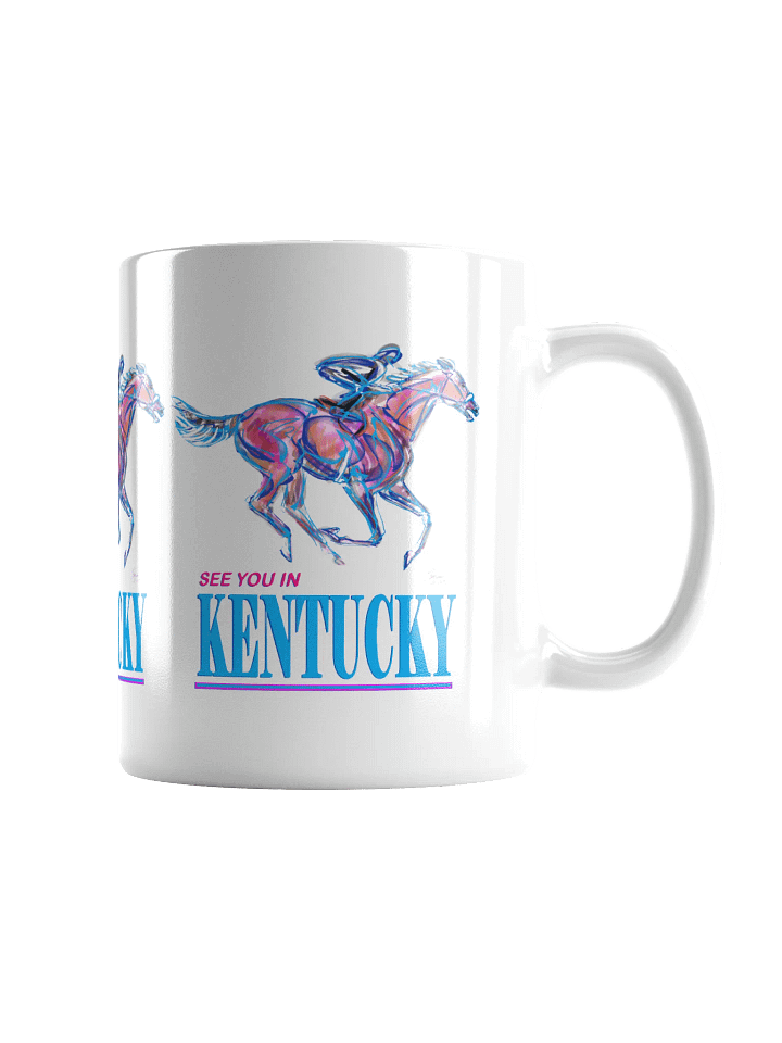 Kentucky Bound-Horse Racing Ceramic Mug product image (1)