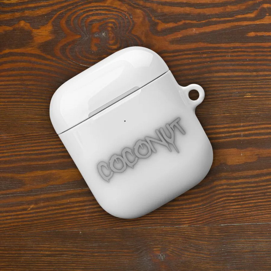 Étui pour AirPods à imprimé intégral COCONUT en relief product image (6)