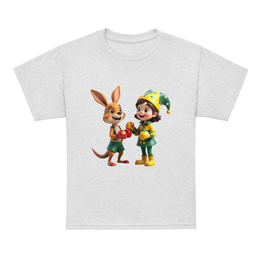 JessyJesty “Kanga Adventure” Youth Tee – Hops, Gloves & Aussie Wonder! product image (1)