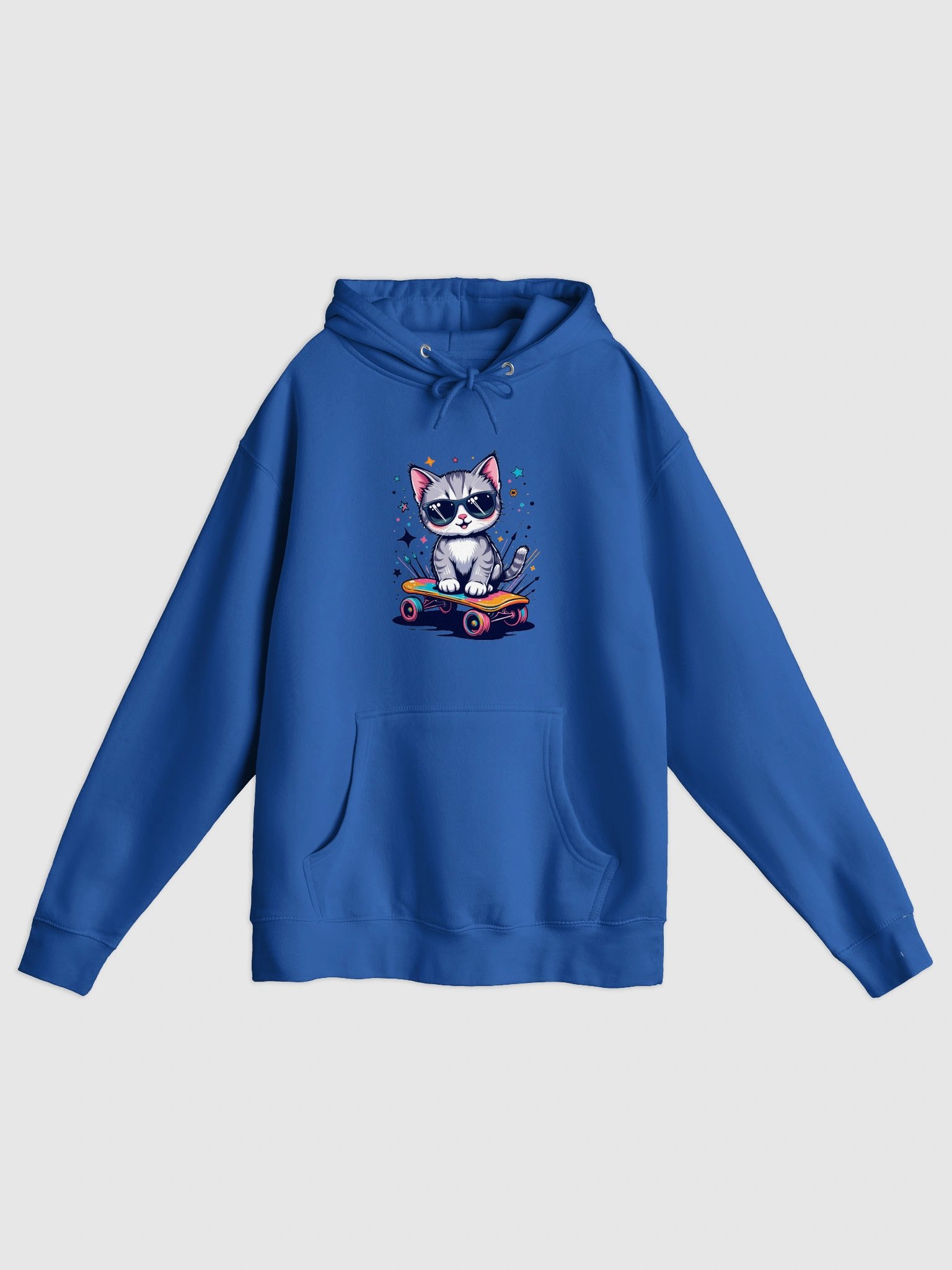 Cool Cat Skateboarder Hoodie product image (1)