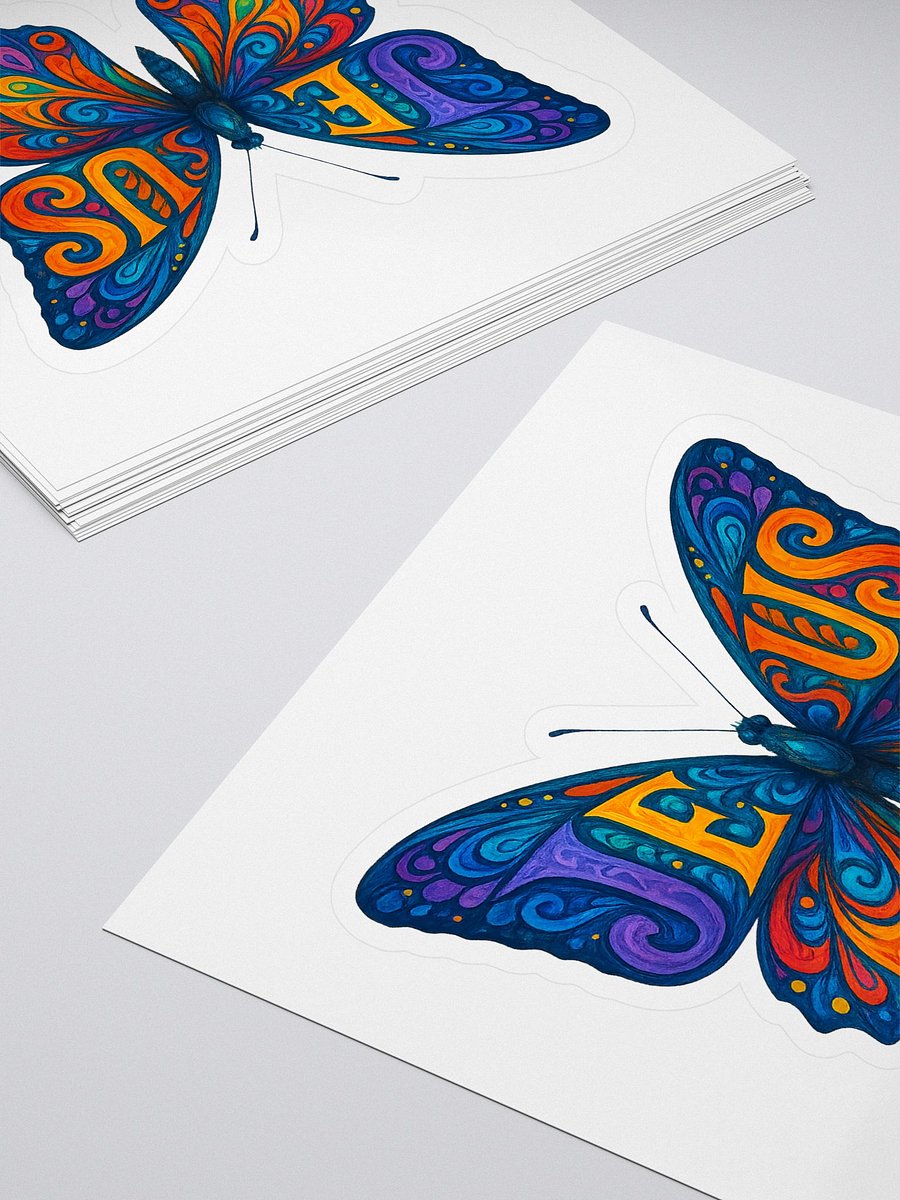 Divine Butterfly Kiss Cut Stickers product image (4)