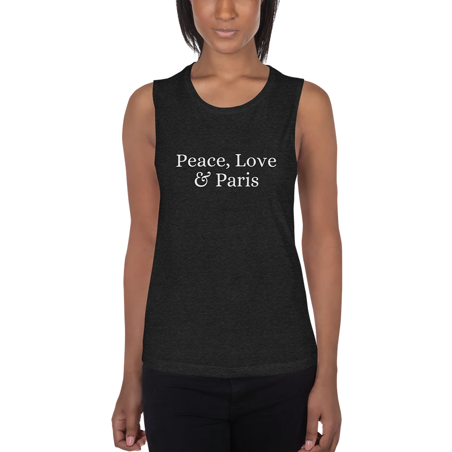 Peace, Love and Paris Women's Flowy Muscle Tank product image (1)