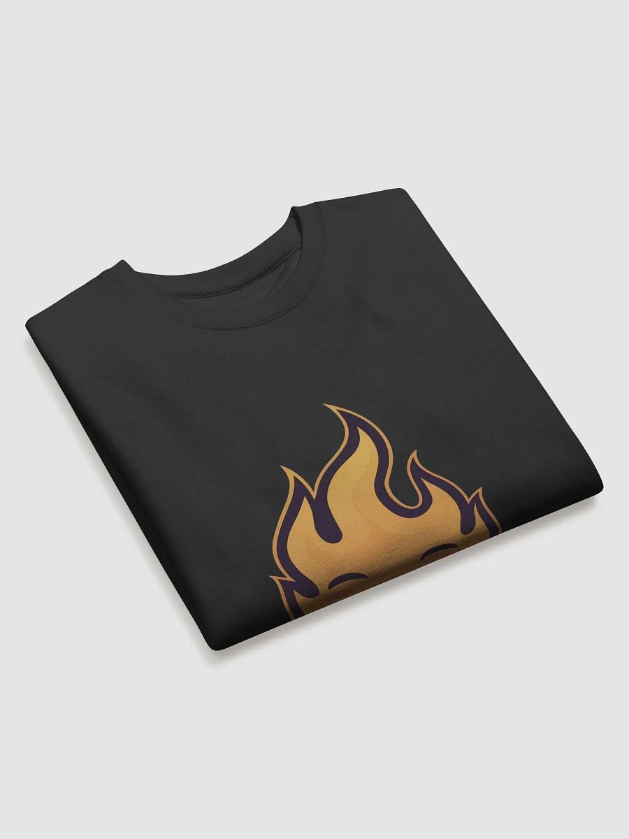 Blazing Smile Cartoon Flame Sweatshirt product image (3)