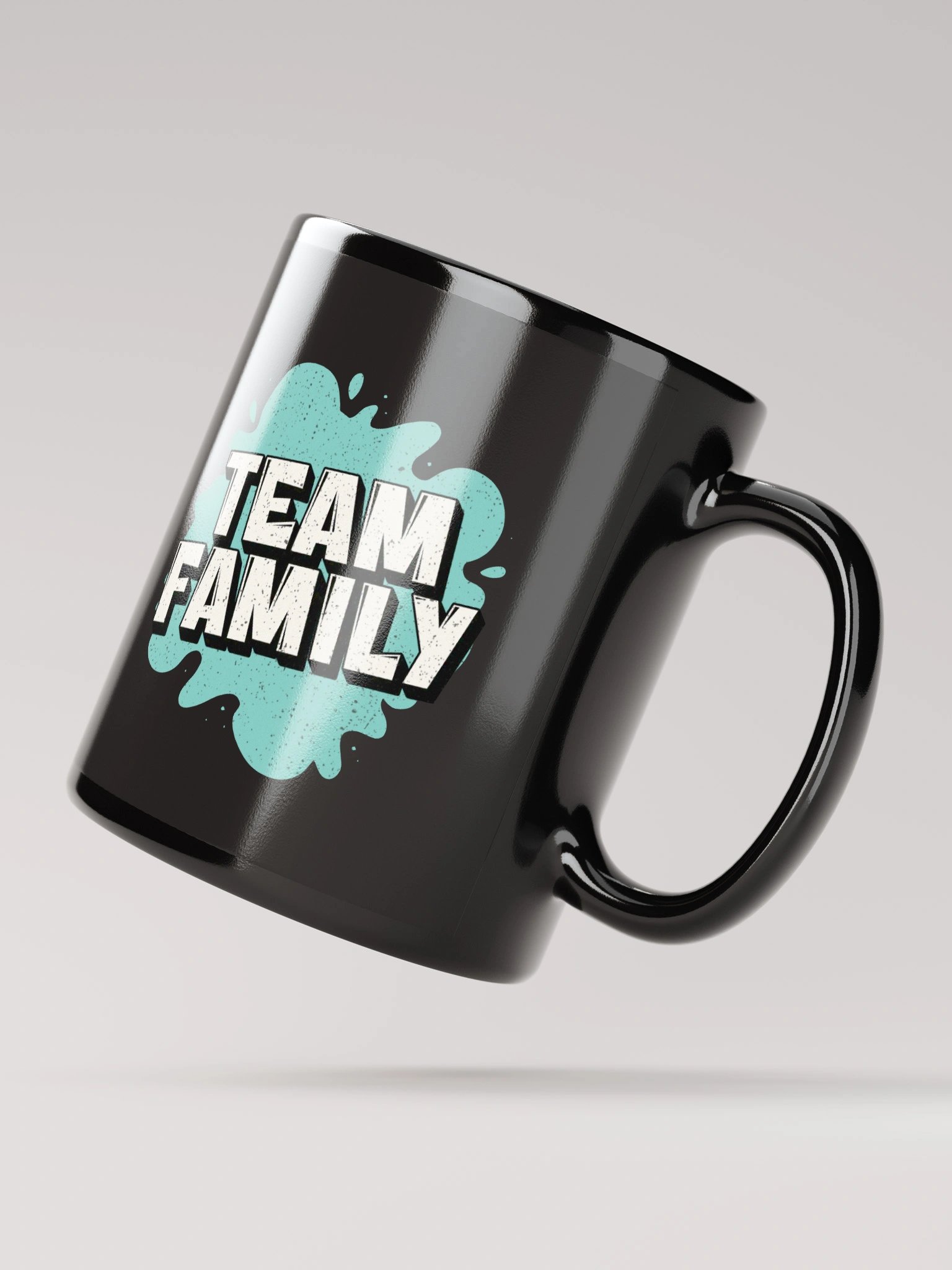 Team Family Black Mug product image (3)