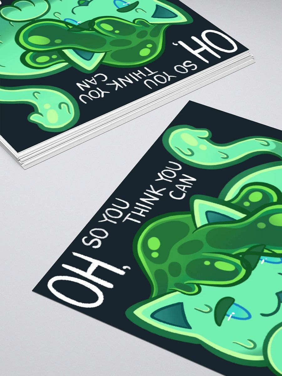 SlimeyJade - OH, so you think you can MILK ME? [sticker] product image (4)