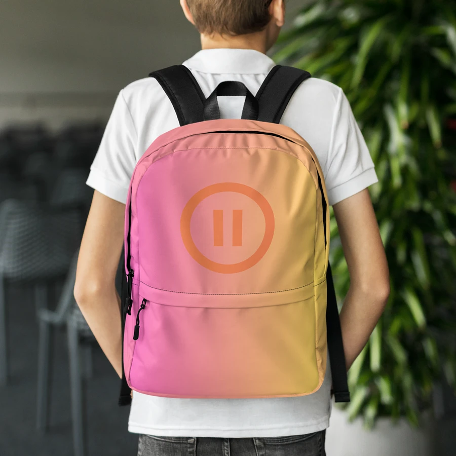 Pause AI Backpack (Pink/Orange Gradient) product image (7)