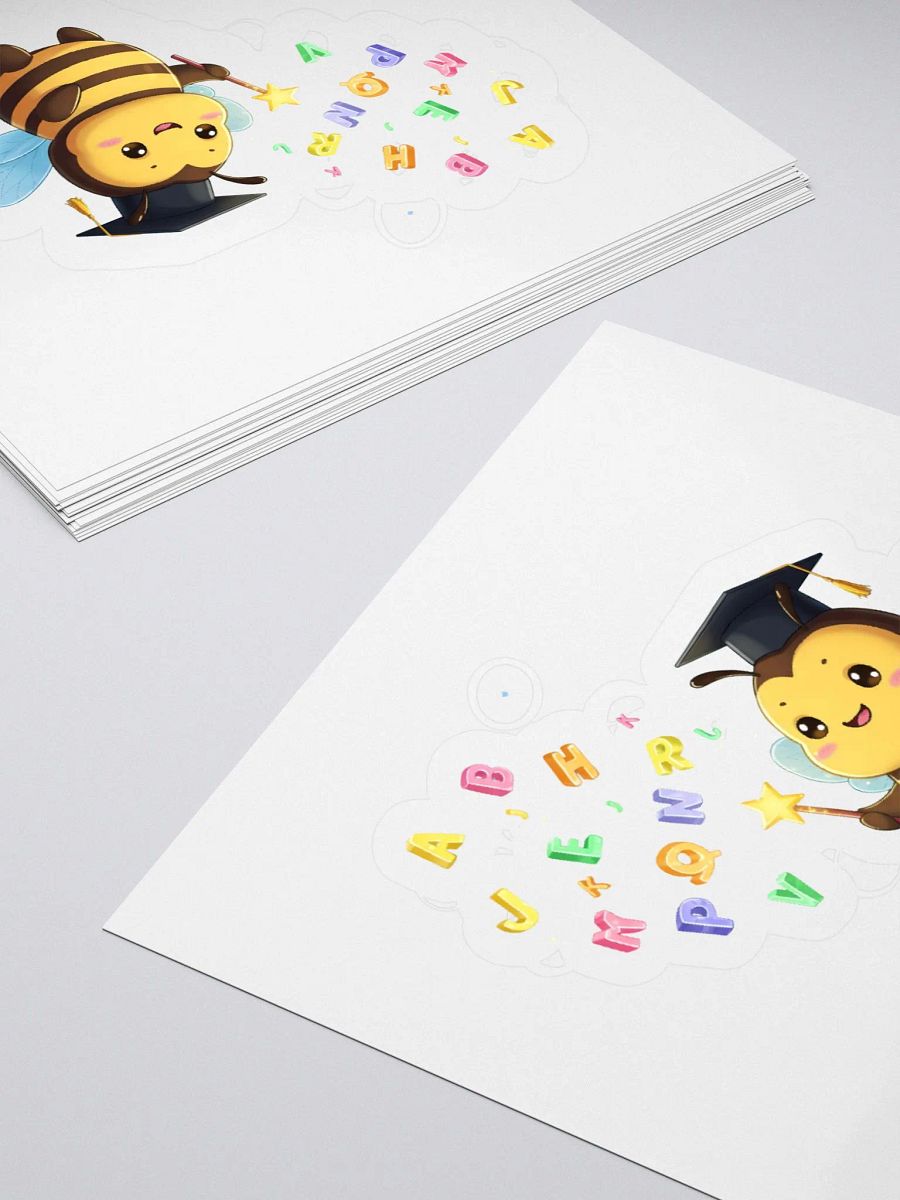 Bee-utiful Graduation Sticker Set product image (15)