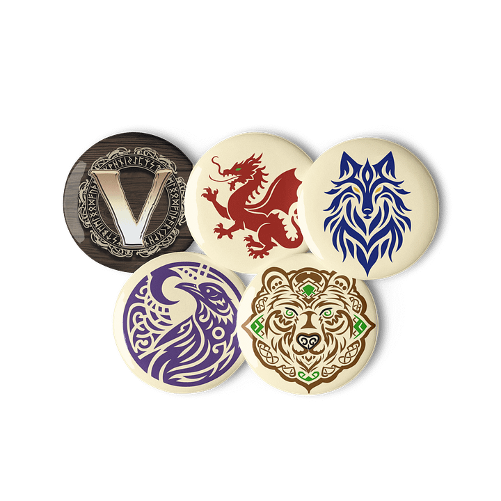 Clan Banner Pin Set product image (1)