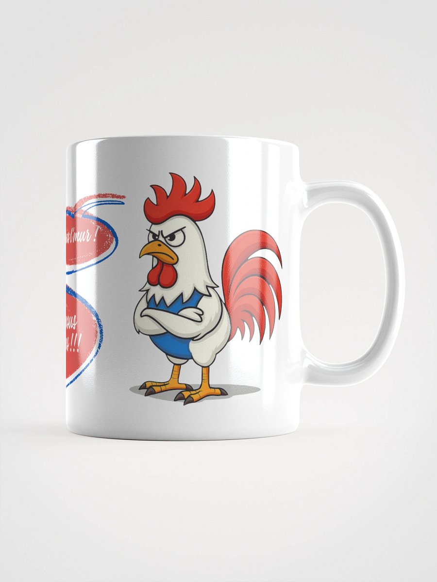 Mug Blanc, Coq Râleur - On va dans l'mur et C'est nous qui payons - Cadeau Humour Français product image (2)