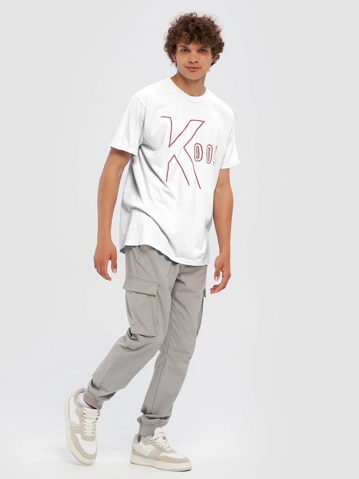 KOOL Diagonal Lines Red Tee product image (1)