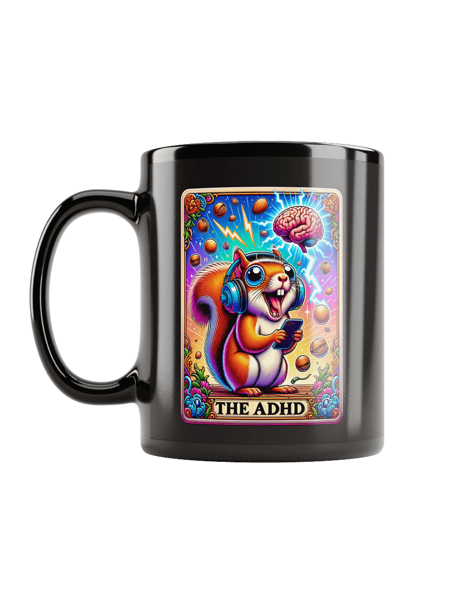 Whimsical ADHD Squirrel Mug product image (11)