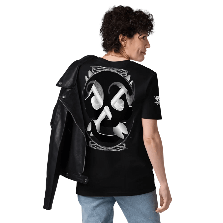 Skull and Bones Inside Design and Smoke in eye's - Organic Cotton T-Shirt product image (12)