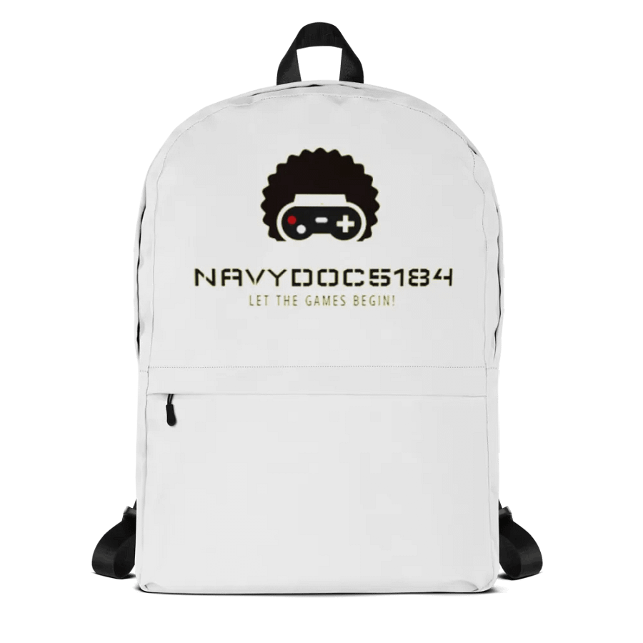 NavyDoc5184 Gamer Logo Backpack product image (1)