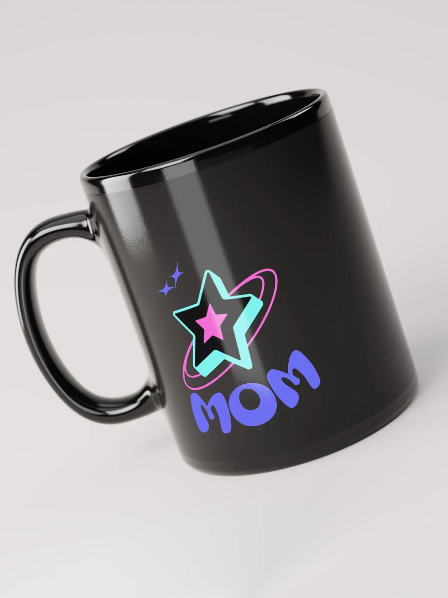 Cosmic Mom Black Glossy Mug product image (1)