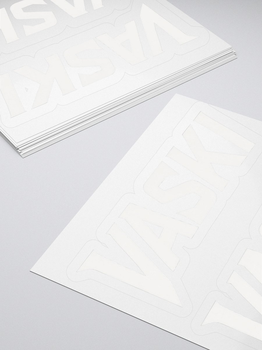 White Logo Sticker product image (12)