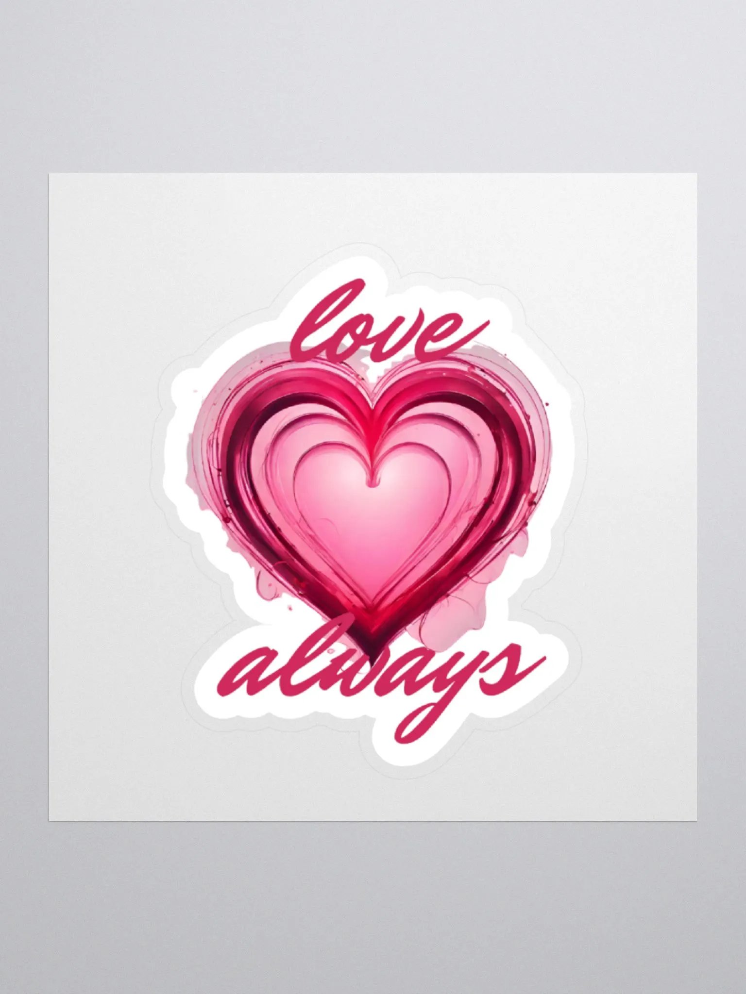Love Always Valentine Sticker product image (2)