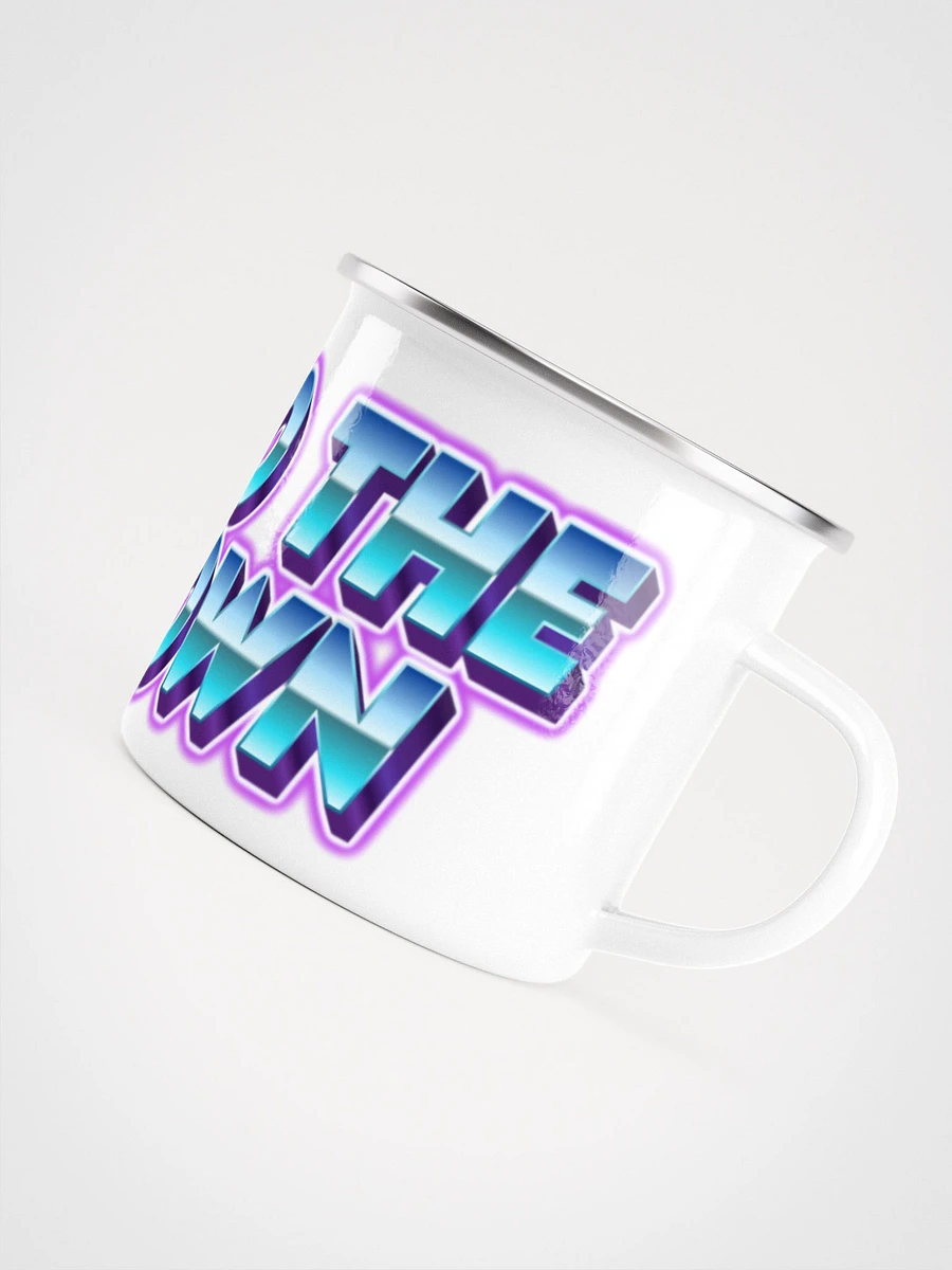 'Back to the Rundown' 80's Text Enamel Mug product image (5)