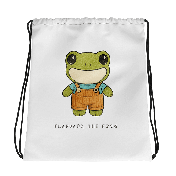 Flapjack the Frog Drawstring Bag product image (1)
