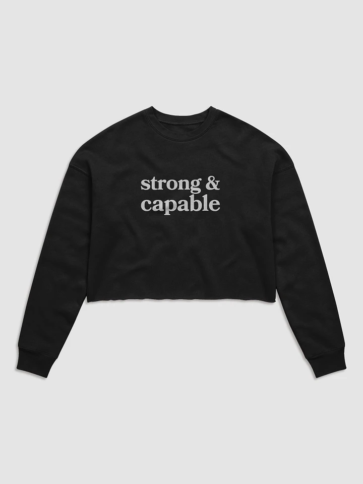 Strong & Capable Crop Sweatshirt product image (1)
