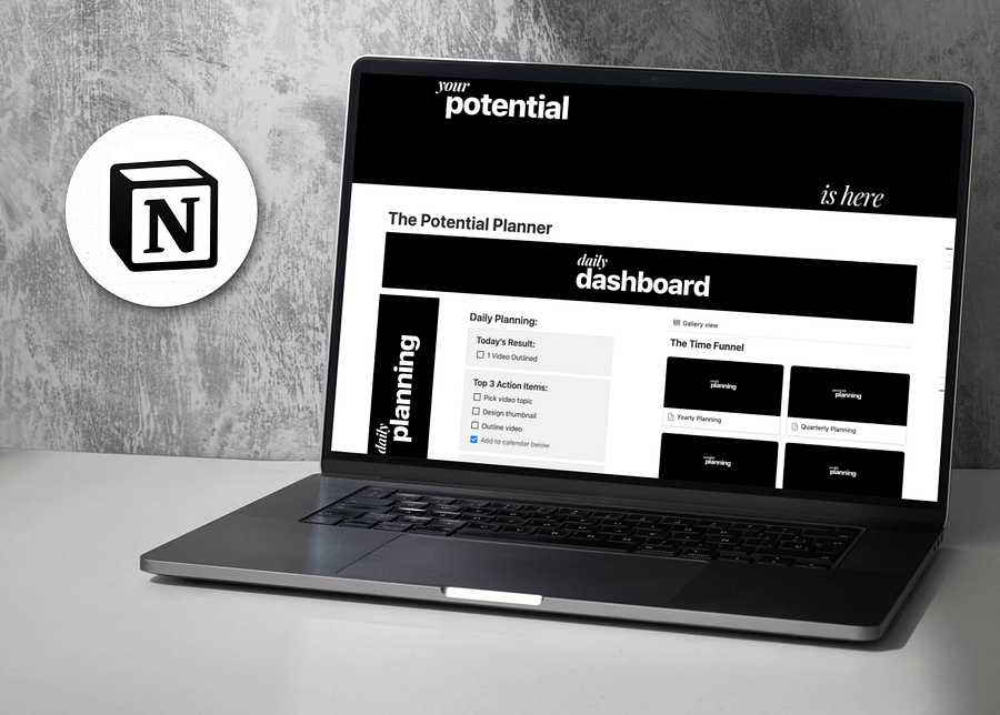 Potential Planner (Notion Template) product image (1)