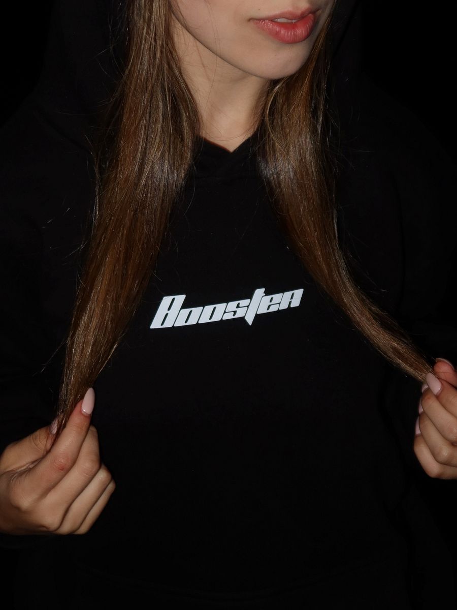 Booster - Classic Black Booster All Over Hoodie. product image (4)