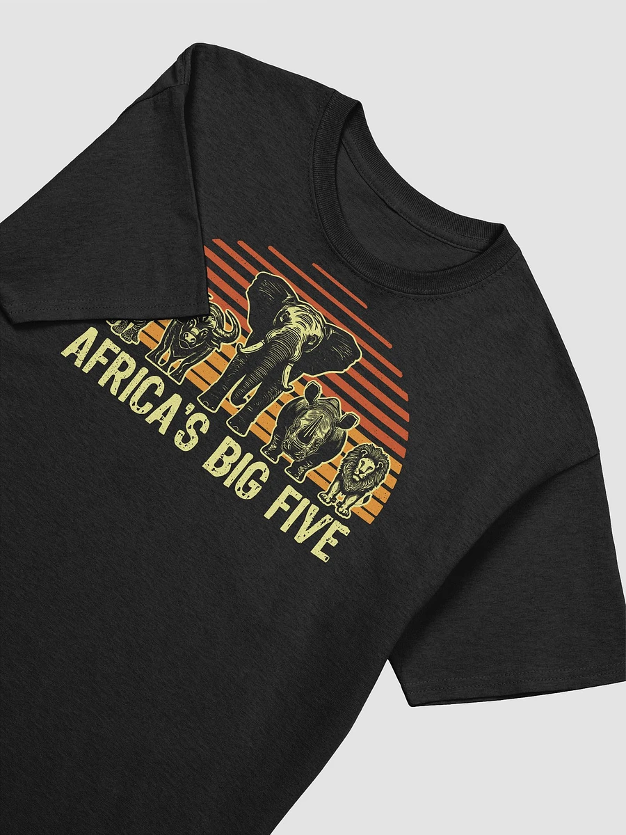 Africa's Big Five Safari T-Shirt | Leopard Rhino Elephant Buffalo Lion | Big 5 Africa | Kruger National Park product image (3)