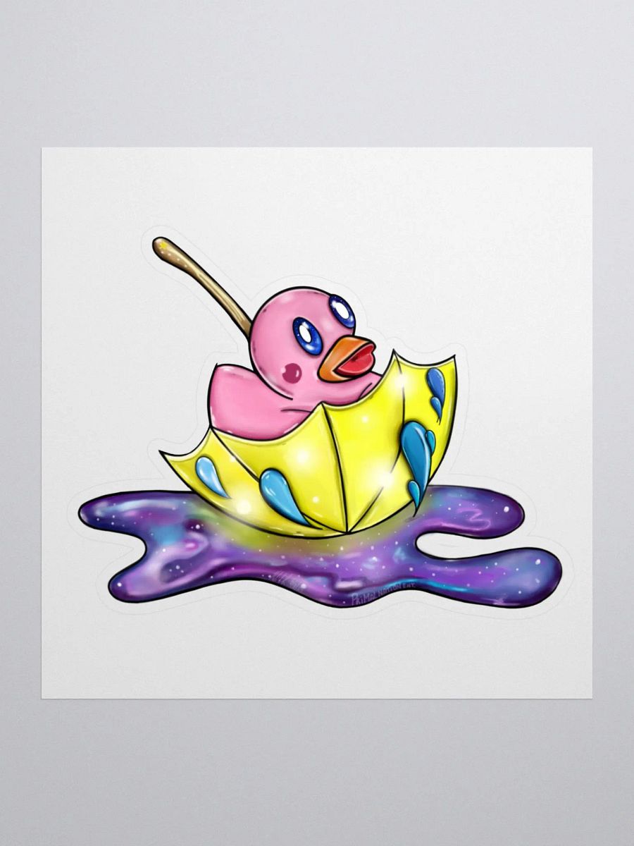 Dirby Duckus the Galactic Umbrella Warrior Sticker product image (1)