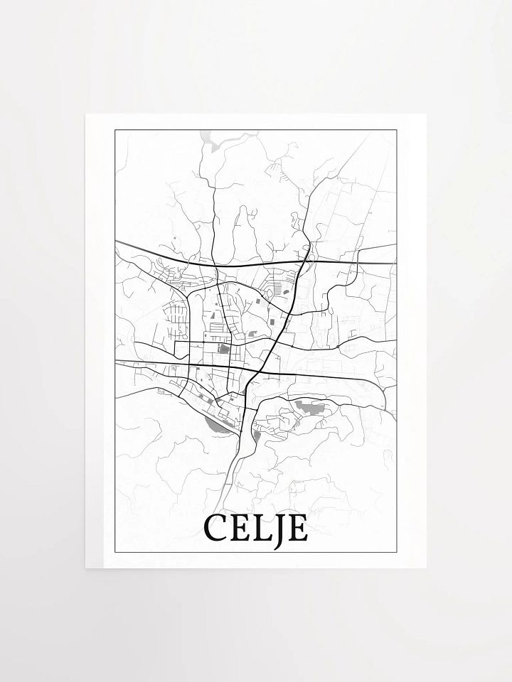 Celje, Slovenia, city map print product image (5)