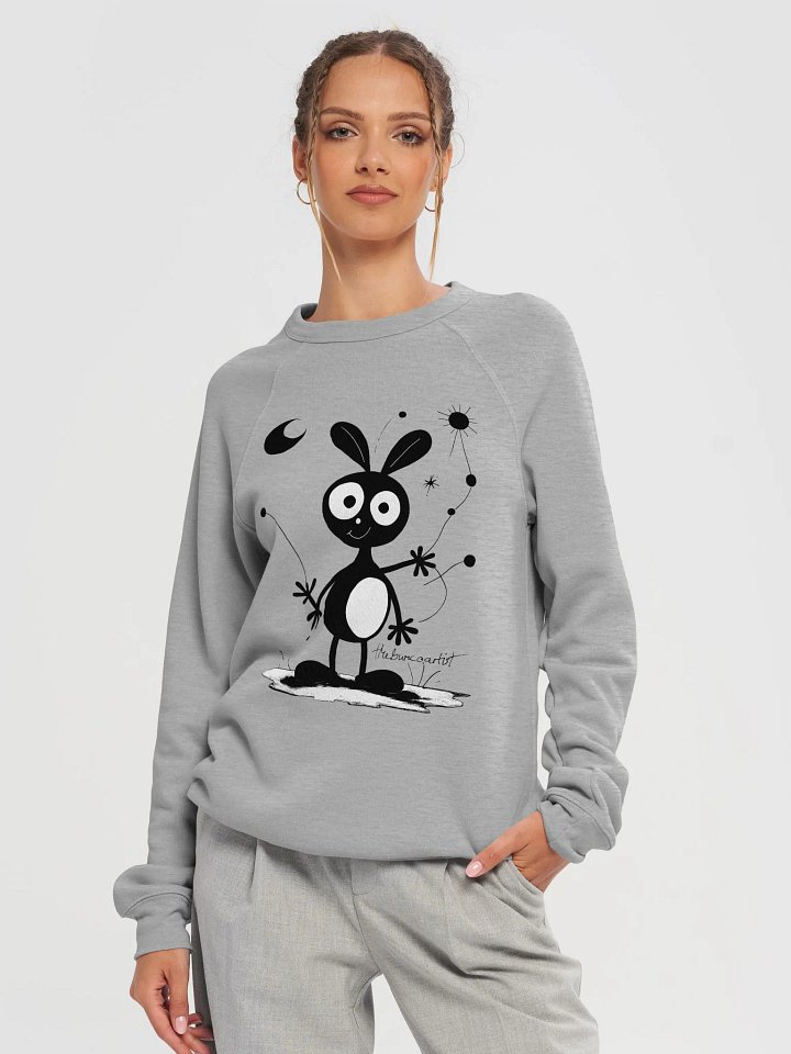 Bella+Canvas Unisex Sponge Fleece Raglan Sweatshirt product image (2)